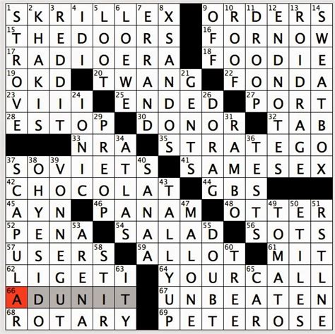 Grammy equivalent nyt crossword - Two or more clue answers mean that the clue has appeared multiple times throughout the years. GRAMMY WINNING SINGER OF LITTLE THINGS NYT Crossword Clue Answer. INDIAARIE. This clue was last seen on NYTimes January 11, 2022 Puzzle. If you are done solving this clue take a look below to the other clues found on today's …